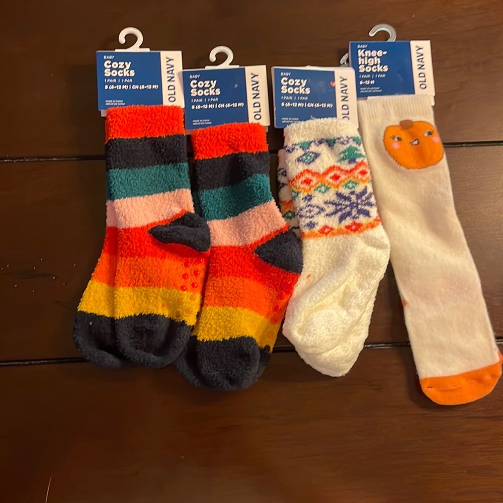 6-12 month baby socks